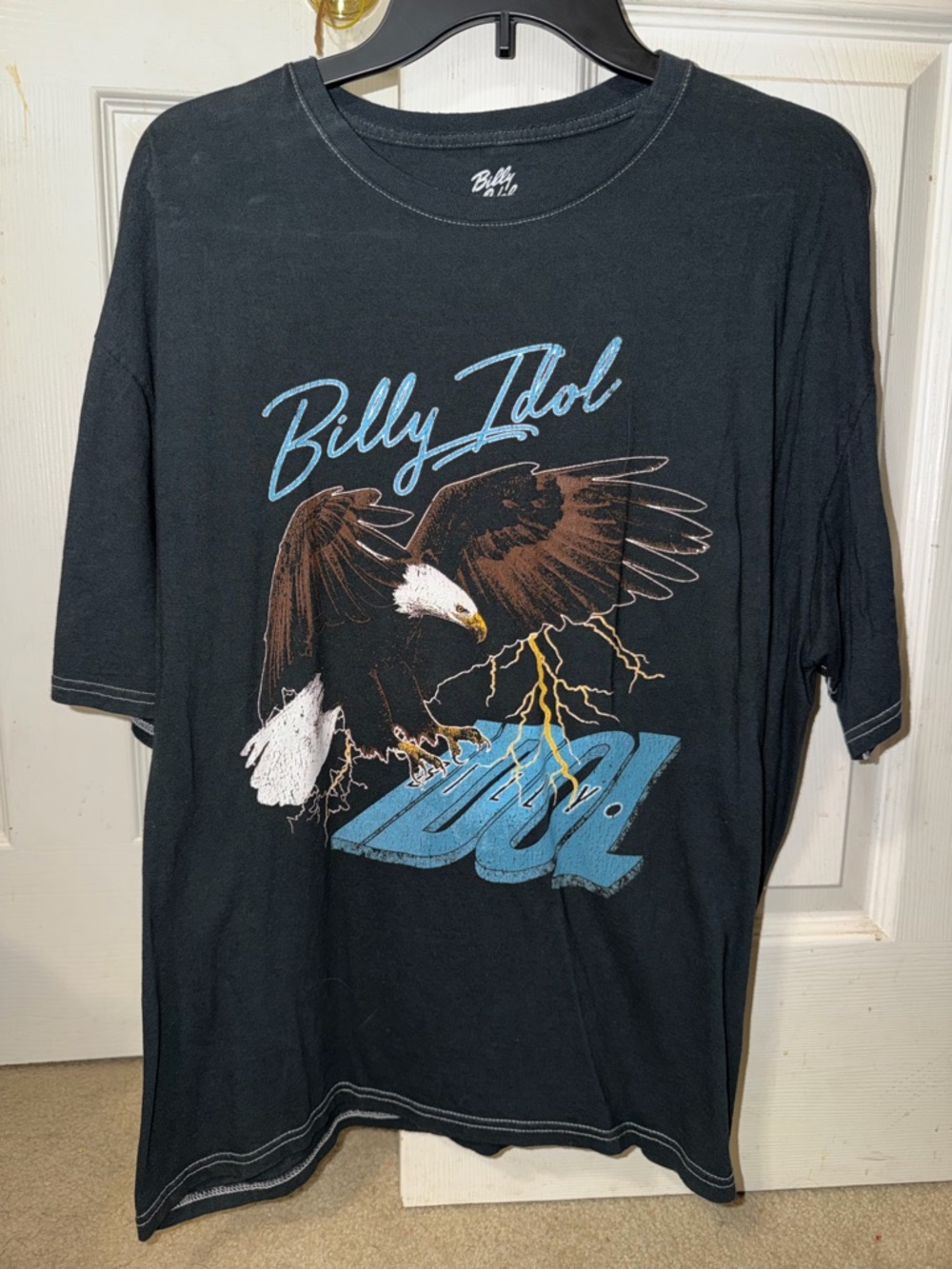 Men’s Black Graphic Eagle T-Shirt